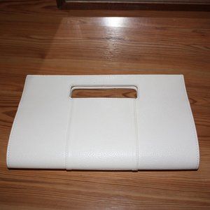 Charming Charlie Long White Clutch Unique